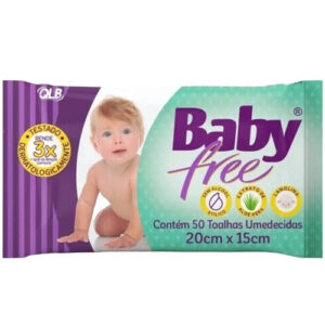 LENÇO BABY FREE 50 UNIDADES