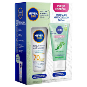 KIT PROTETOR SOLAR NIVEA FACIAL 40ML+SABONETE GEL 150G