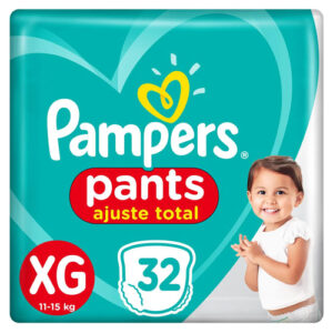 FRALDA PAMPERS PANTS AJUSTE TOTAL XG 38 UNIDADES