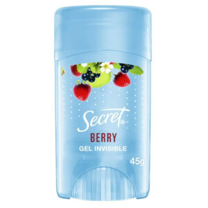 DESODORANTE SECRET CLEAR GEL INVISIBLE BERRY 45G UNIDADE