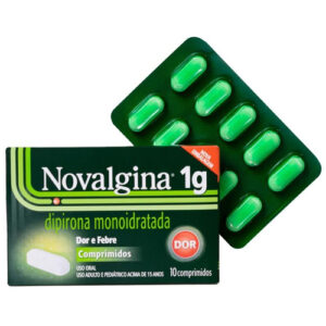 Novalgina 1g com 10 comprimidos