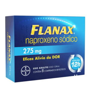 Flanax 275mg – com 8 comprimidos
