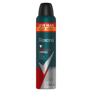 DESODORANTE REXONA AERO MEN ANTIBAC INVISIBLE LV+ PG- 250ML