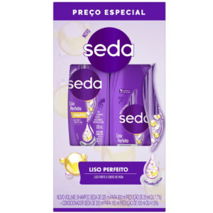 Kit Seda Liso Perfeito Shampoo 300ml + Condicionador 190ml