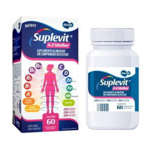 SUPLEVIT A-Z MULHER C 60 COMP