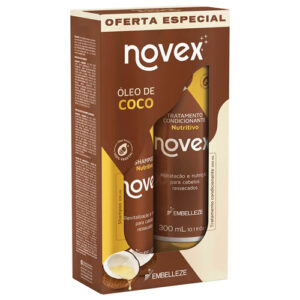 KIT SHAMPOO MAIS CONDICIONADOR NOVEX ÓLEO COCO