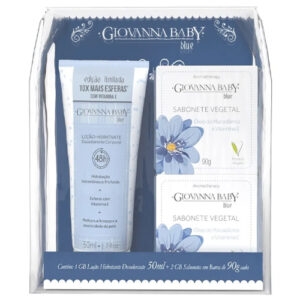 KIT GIOVANNA BABY MINI LOCAO 50 GR + 2 SAB BLUE 90 GR