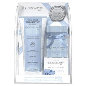 KIT GB BLUE NOVO NECESSARIE+COLONIA+LOC HID+SAB BAR 20ML+200ML+90G