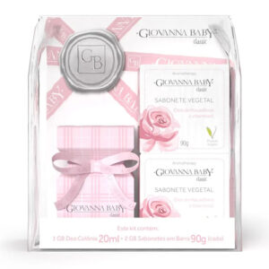 KIT GIOVANNA BABY MINI COL 20 ML + 2 SAB CLASSIC 90 GR