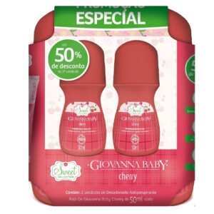 DESODORANTE KIT ROLL ON GB CHERRY 2X50ML