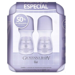 DESODORANTE  KIT ROLL ON GB LILAC 50ML C/2 UNIDADES