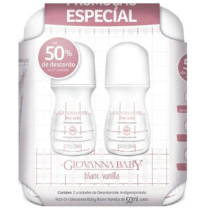 DESODORANTE KIT ROLL ON GB BLANC VAN C/2 50ML