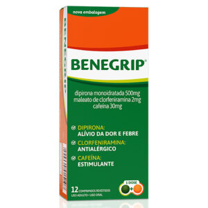 Benegrip 500mg com 12 comprimidos