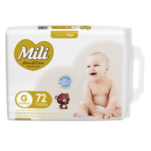 Fralda Love e Care G com 72 unidades