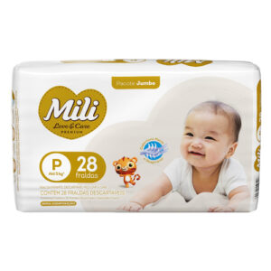Fralda Love & Care P - Jumbo 28 Unidades