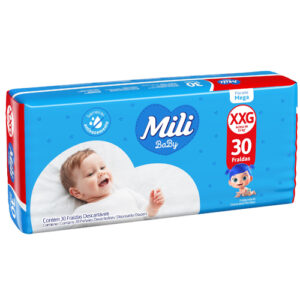 Fralda Mili Ultra Seca Mega XXG com 30 Unidades