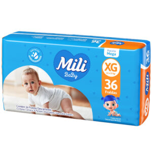 Fralda Mili Ultra Seca Mega XG com 36 Unidades