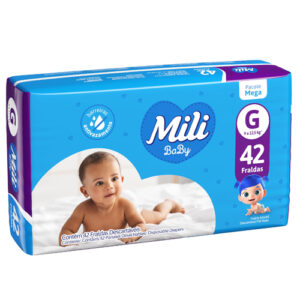 Fralda Mili Ultra Seca Mega G com 42 Unidades