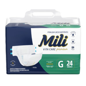 Fralda Mili Vita G com 24 Unidades