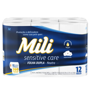 PAPEL HIGIENICO MILI C/12 UNIDADES