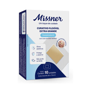 CURATIVO MISSNER TRANSPARENTE EXTRA GRANDE C/10UNDS