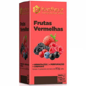 Sabonete Biofleur Frutas Vermelhas - 5 x 80g