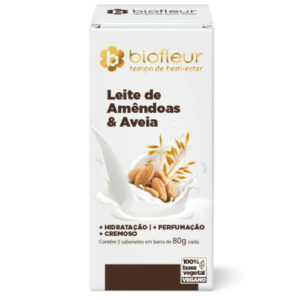 Biofleur Sabonete Vegetal Vegano Amen & Aveia - 5 x 80g