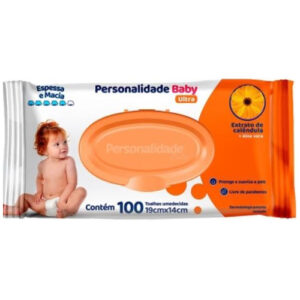 TOALHA UMEDECIDA PERSONALIDADE BABY C/100