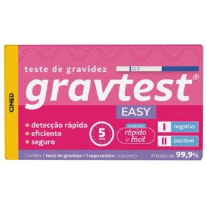 Teste de gravidez Gravtest easy Cimed