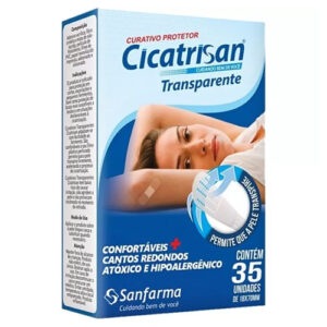 CURATIVO CICATRISAN TRANSPARENTE C/35UNDS
