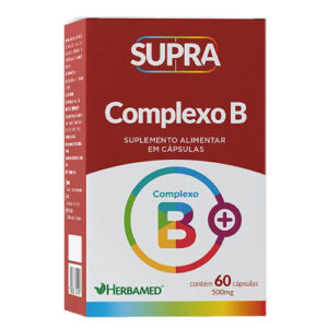 COMPLEXO B SUPRA 60CAPS/500MG