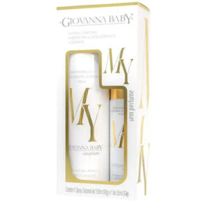 KIT LOÇÃO CORPORAL GIOVANNA BABY HIDRAT AER SEM PERF 150 ML + 50 ML FPS 10