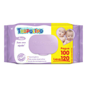 LENÇO TROPOLINO COM 120 UNIDADES