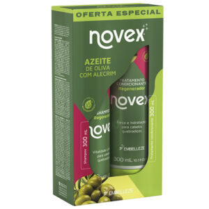 KIT SHAMPOO + CONDICIONADOR NOVEX AZEITE DE OLIVA 300ML CADA
