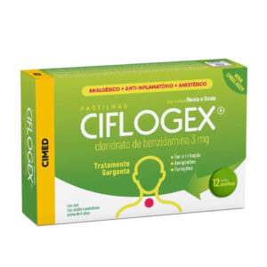 PASTILHA CIFLOGEX C/12 MENTA CIMED